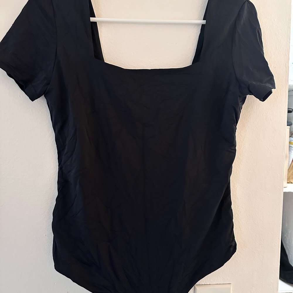 Klassy Network Black Short Sleeve Bodysuit